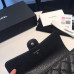 Chanel Long Flap Wallet for Women Caviar Leather Gold Hardware 31505