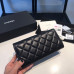 Chanel Long Flap Wallet for Women Lambskin Silver Hardware 31505