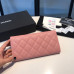 Chanel Long Flap Wallet for Women Caviar Leather Gold Hardware 31505
