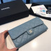 Chanel Long Flap Wallet for Women Caviar Leather Gold Hardware 31505
