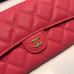 Chanel Long Flap Wallet for Women Caviar Leather Gold Hardware 31505