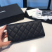 Chanel Long Flap Wallet for Women Caviar Leather Gold Hardware 31505