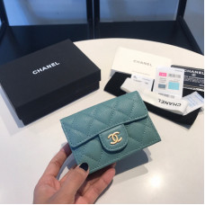 Chanel Small Flap Wallet for Women Caviar Leather 84401