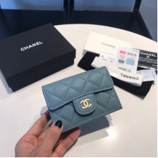 Chanel Small Flap Wallet for Women Caviar Leather 84401