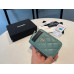 Chanel Small Zipper Wallet Card Holder for Women Caviar Leather 27012