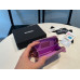 Chanel Small Zipper Wallet Card Holder for Women Caviar Leather 27012