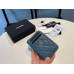 Chanel Small Zipper Wallet Card Holder for Women Caviar Leather 27012