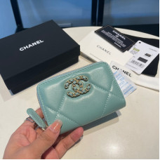 Chanel Small Zipper Wallet Card Holder for Women Lambskin 0945