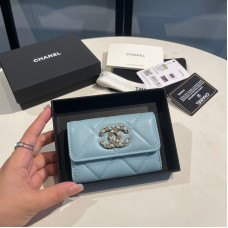 Chanel Small Flap Wallet Card Holder for Women Lambskin 1790