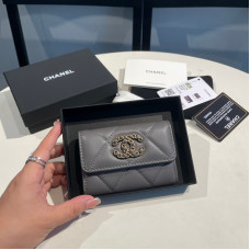 Chanel Small Flap Wallet Card Holder for Women Lambskin 1790