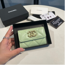 Chanel Small Flap Wallet Card Holder for Women Lambskin 1790