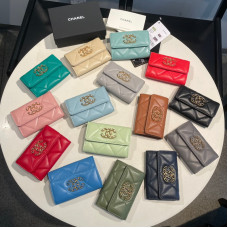 Chanel Small Flap Wallet Card Holder for Women Lambskin 1790