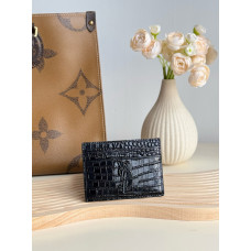 Yves Saint Lauren YSL Monogram Samll Card Holder Crocodile Leather 423291 MYWTB03 Yves Saint Lauren YSL Monogram Samll Card Holder Crocodile Leather 423291 MYWTB03