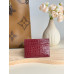 Yves Saint Lauren YSL Monogram Samll Card Holder Crocodile Leather 423291 MYWTB04