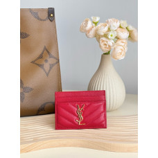 Yves Saint Lauren YSL Monogram Samll Card Holder Caviar Leather 423291 MYWTB13