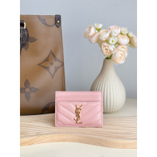 Yves Saint Lauren YSL Monogram Samll Card Holder Caviar Leather 423291 MYWTB16