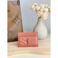 Yves Saint Lauren YSL Monogram Samll Card Holder Caviar Leather 423291 MYWTB18