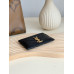 Yves Saint Lauren YSL Monogram Samll Card Holder Caviar Leather 423291 MYWTB22