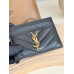 Yves Saint Lauren YSL Monogram Samll Card Holder Caviar Leather 423291 MYWTB22