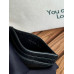 Yves Saint Lauren YSL Monogram Samll Card Holder Caviar Leather 423291 MYWTB43
