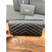 Yves Saint Lauren YSL Monogram Large Flap Wallet Purse Caviar Leather 437469 MYWTA06 Yves Saint Lauren YSL Monogram Large Flap Wallet Purse Caviar Leather 437469 MYWTA06
