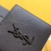 Yves Saint Lauren YSL Monogram Men's Wallet Caviar Leather 463249 MYWTC02